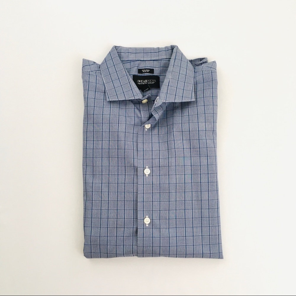 Kenneth Cole Men’s Slim Fit Long-Sleeve Shirt
